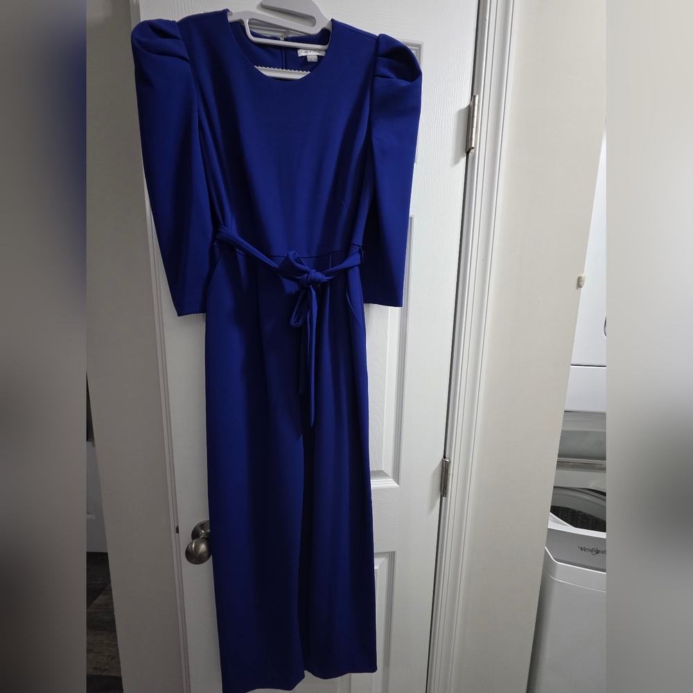 Calvin Klein Royal Blue Mid Sleeve Romper / Jumpsuit